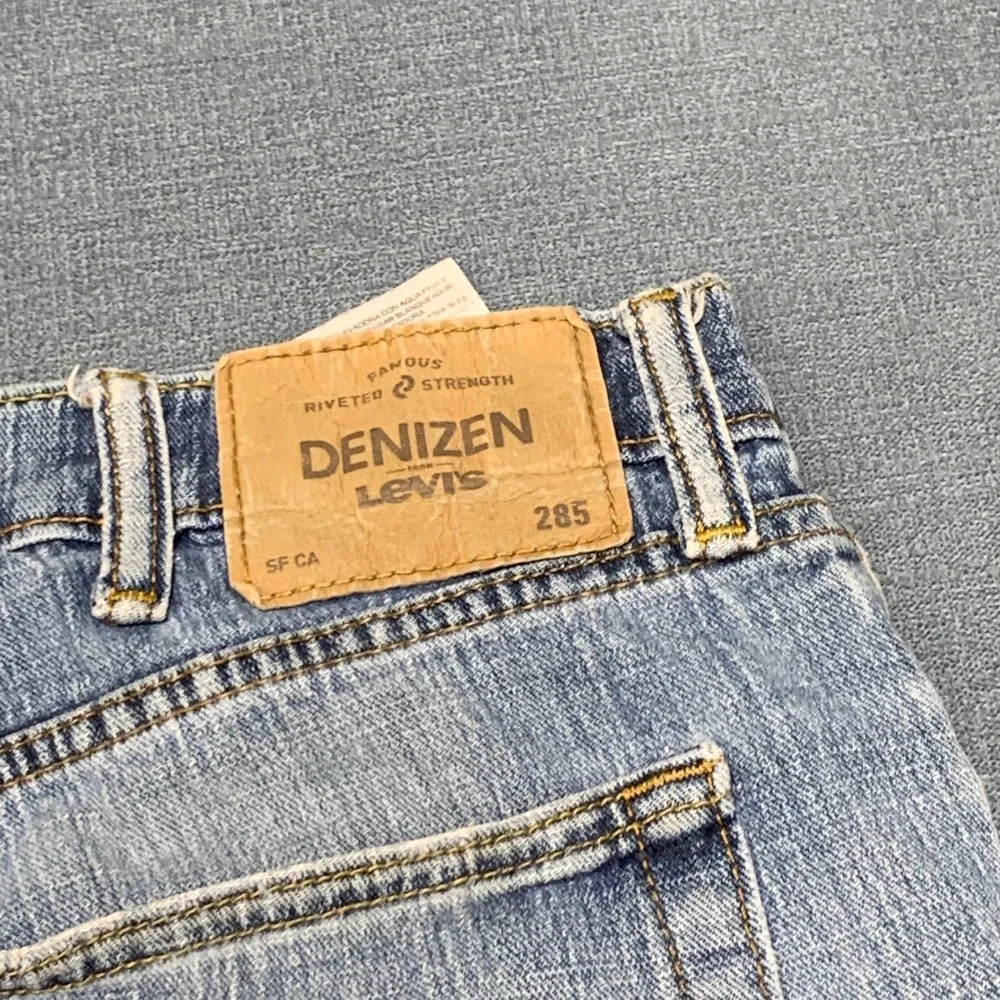 Denizen From Levi's 285 Straight Jeans Men 38x34 Blue Denim Relaxed Fit 5 Pocket